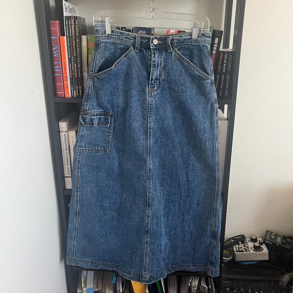 Brandy Melville Kenzie 90's long denim skirt